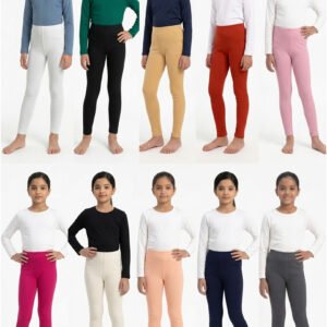Girls Cotton Footless Tights in 10 Colors – ORCHID.PK