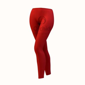 Girls Tights Cotton Red