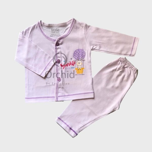 Newborn Suit Cotton purple