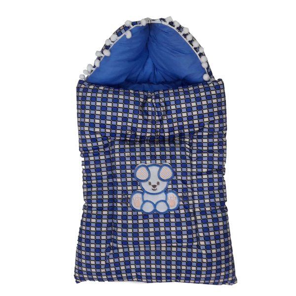 Baby Carry Nest Sweet Cotton Blue Check