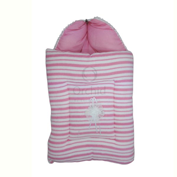 Carry Nest Pink & White Striped