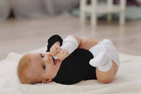 Infant Round Neck cotton Black