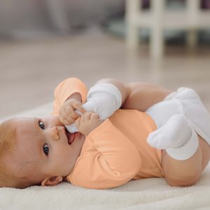 Infant Round Neck cotton Peach