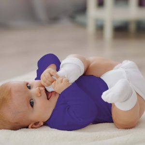 Infant Round Neck cotton Purple