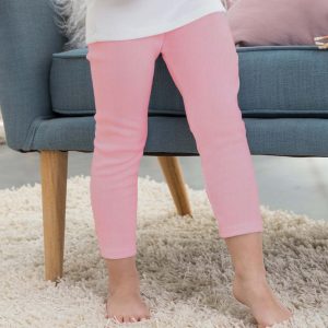Toddler Tights Cotton Baby Pink