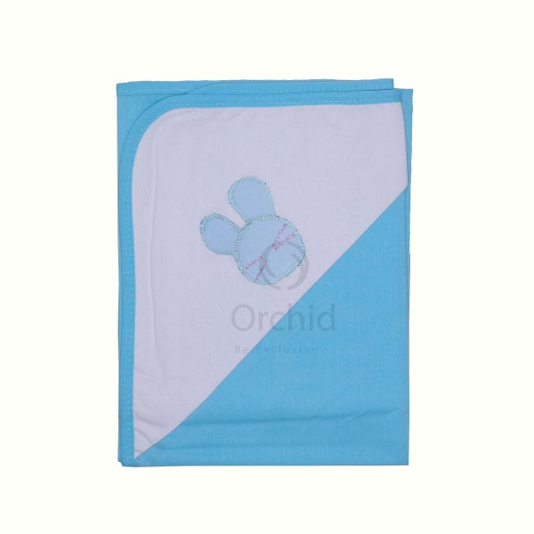 Wrapping Sheet Cotton Aqua Blue