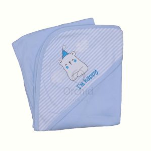 Wrapping Sheet Cotton Thailand Blue & White Strip