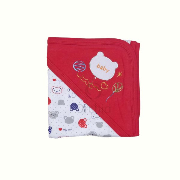 Wrapping Sheet Cotton Thailand White & Red