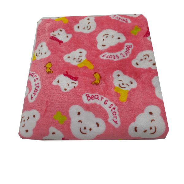 1 Light Blanket Pink Bear