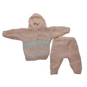 Baby Woolen Suit zero Peach