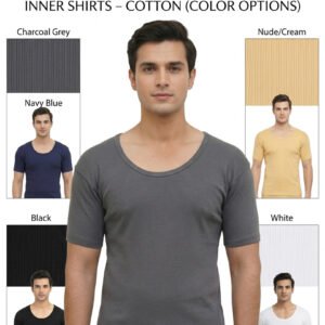 men deep neck half sleeve ( 5 ) colors