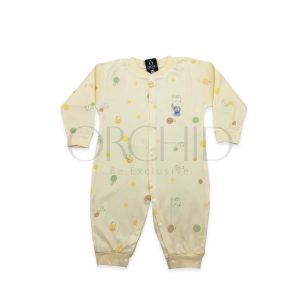 Toddler Romper Suit - Full Sleeves yellow