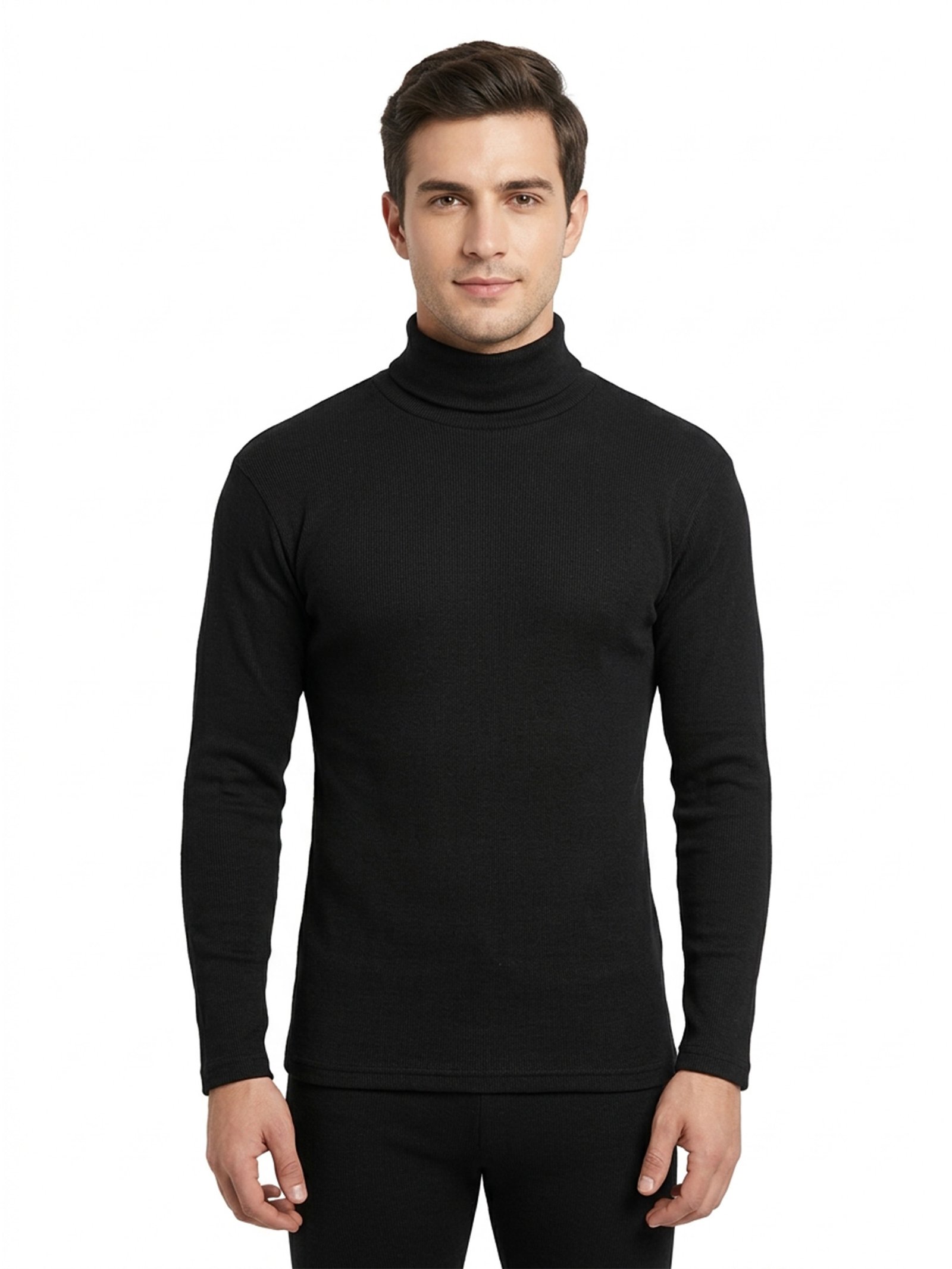 men high neck cotton black men high neck cotton black