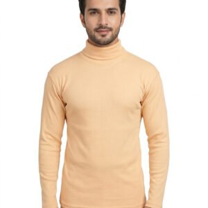 Men skin high neck thermal innerwear top