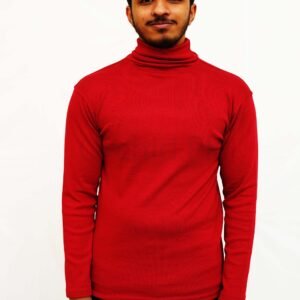 Men High Neck Maroon 2