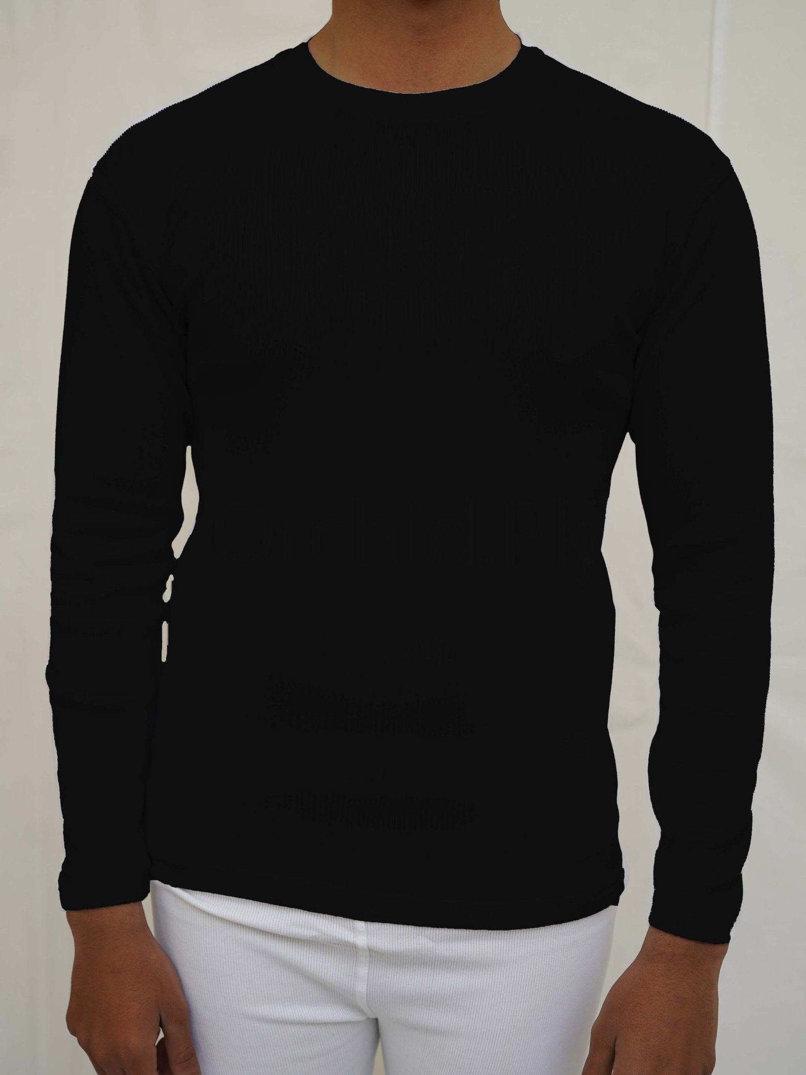 Men Round Neck Full Sleeve Black Men Round Neck Full Sleeve Black