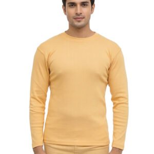 Men Round Neck Full Sleeve Skin thermal shirt front view
