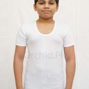 Boys' Half Sleeve Pure Cotton Vest