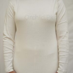 women High Neck Off white