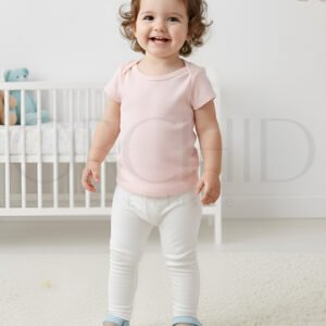 Toddler Summer Cotton Tights – Soft Breathable Stretch Fabric for Kids | Orchid.pk