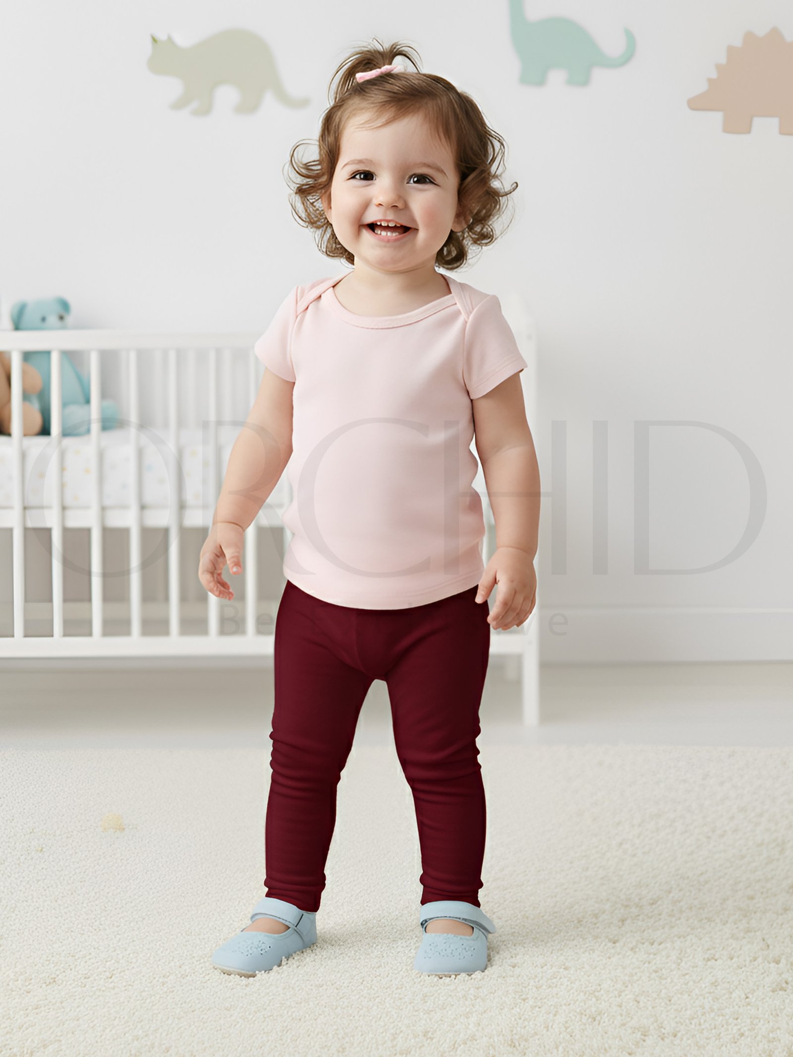 Toddler Summer Cotton Tights – Soft Breathable Stretch Fabric for Kids | Orchid.pk