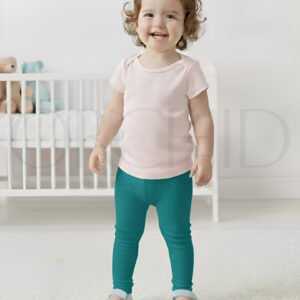 Toddler Summer Cotton Tights – Soft Breathable Stretch Fabric for Kids | Orchid.pk