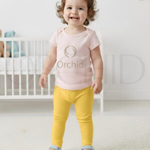 Toddler Summer Cotton Tights – Soft Breathable Stretch Fabric for Kids | Orchid.pk