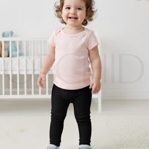 Toddler Summer Cotton Tights – Soft Breathable Stretch Fabric for Kids | Orchid.pk