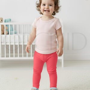 Toddler Summer Cotton Tights – Soft Breathable Stretch Fabric for Kids | Orchid.pk