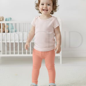 Toddler Summer Cotton Tights – Soft Breathable Stretch Fabric for Kids | Orchid.pk