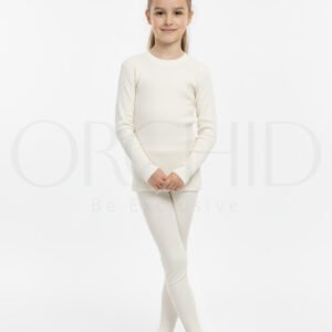 “Girls Winter Round Neck Cotton Inner Shirt – 2x1 Knitted Cotton Spandex – 14 Colors – orchid.pk”