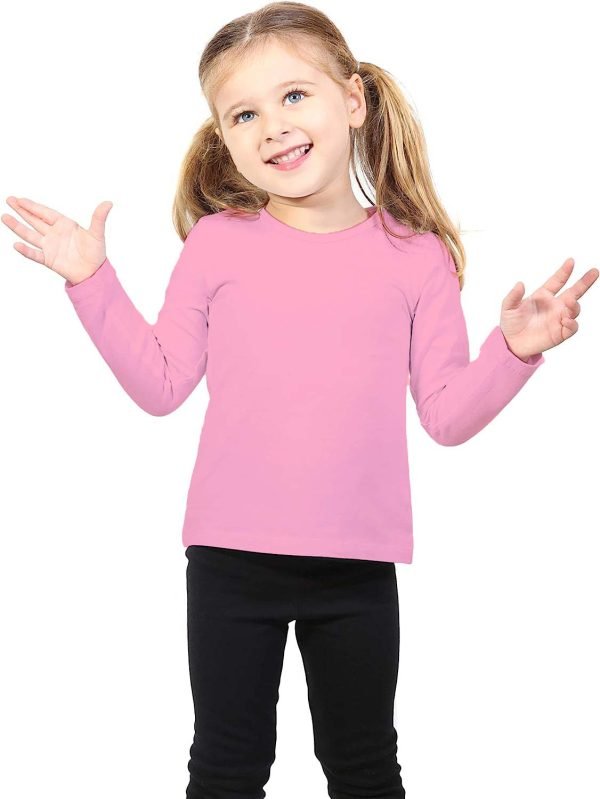Unisex Round Neck Full Sleeve Baby Pink
