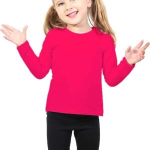 Unisex Round Neck Full Sleeve Shocking Pink