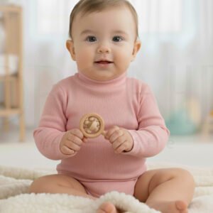 Infant High Neck – 2x1 Knitted Fabric – Cotton 98% Spandex 2% – orchid.pk