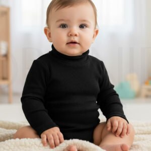 Infant High Neck – 2x1 Knitted Fabric – Cotton 98% Spandex 2% – orchid.pk