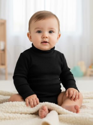 Infant High Neck – 2x1 Knitted Fabric – Cotton 98% Spandex 2% – orchid.pk