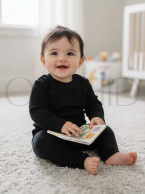 “Infant Round Neck Winter Set – 98% Cotton 2% Spandex – Soft Warm Outfit for Babies – orchid.pk”