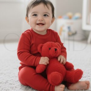 “Infant Round Neck Winter Set – 98% Cotton 2% Spandex – Soft Warm Outfit for Babies – orchid.pk”