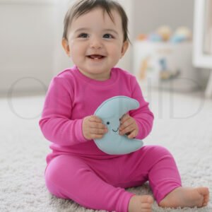 Infant Round Neck cotton “Keep your little one cozy and stylish with this Infant Round Neck Winter Set made from 98% cotton and 2% spandex. Soft, breathable, and stretchable fabric ensures all-day comfort during chilly days. Available now at orchid.pk.”