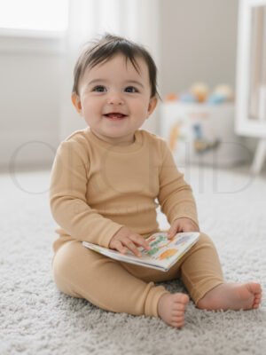 “Infant Round Neck Winter Set – 98% Cotton 2% Spandex – Soft Warm Outfit for Babies – orchid.pk”