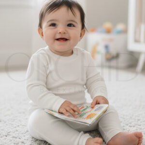 “Infant Round Neck Winter Set – 98% Cotton 2% Spandex – Soft Warm Outfit for Babies – orchid.pk”