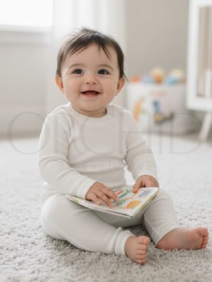 “Infant Round Neck Winter Set – 98% Cotton 2% Spandex – Soft Warm Outfit for Babies – orchid.pk”