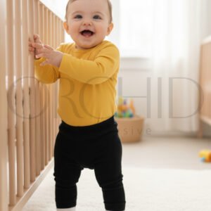 Infant Rib Tights – 2x1 Knitted Fabric – Cotton 98% Spandex 2% – orchid.pk