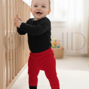 Infant Rib Tights – 2x1 Knitted Fabric – Cotton 98% Spandex 2% – orchid.pk