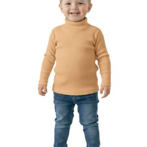 Toddler High Neck Winter Set – 2x1 Knitted Cotton – Soft Stretchable Warm Wear – orchid.pk