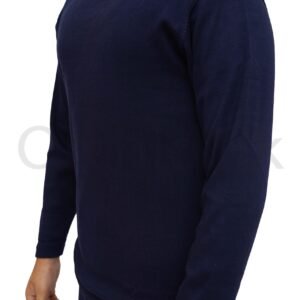 Boys High Neck Navy Blue
