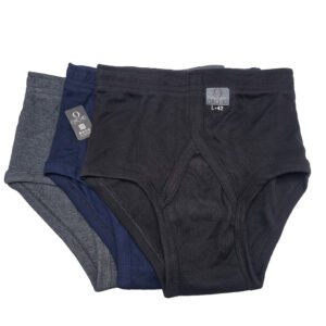 men cotton briefs pack of 3 jet black navy blue dark grey orchid pakistan