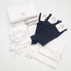 Men bundle pack including 3 sleeveless cotton vests, 3 socks, 3 premium azarband, and 3 handkerchiefs Pakistan